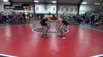 126 lbs Round 1 - Wesley Ross, Montezuma vs Finn Hallam, CR Kennedy