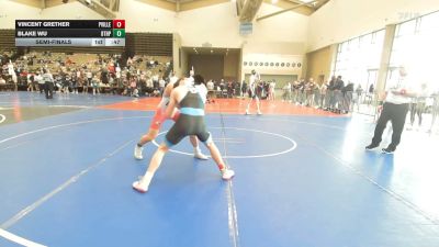 146-H2 lbs Semifinal - Vincent Grether, Pennsville vs Blake Wu, Bethpage