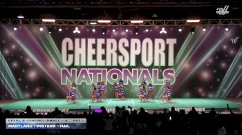 Maryland Twisters - Hail [2026 L2 Junior - Small - A Day 1] 2026 CHEERSPORT National All Star Cheerleading Championship