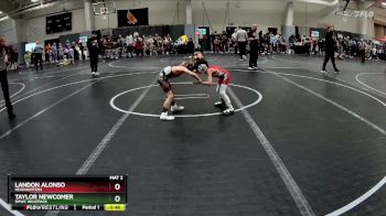 45 lbs Semifinal - Taylor Newcomer, SMWC Wolfpack vs Landon Alonso, Headhunters