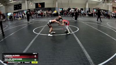 45 lbs Semifinal - Taylor Newcomer, SMWC Wolfpack vs Landon Alonso, Headhunters