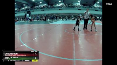 55A Champ. Round 1 - CaiRe Clifton, Waynesville Tigers Wrestling Club vs Josh Thomsen, Missouri