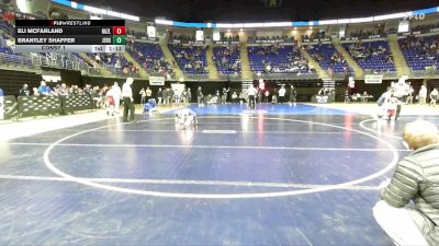 90 lbs Consy 1 - Eli McFarland, Hazleton Area vs Brantley Shaffer, Jersey Shore