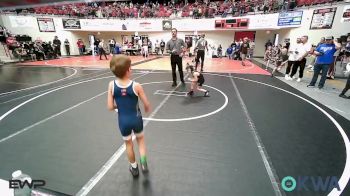 52 lbs Quarterfinal - Mateo Garcia, Gravette Wrestling Club vs Emmett Ortiz, Saints Wrestling Club