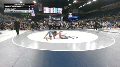 106 lbs Cons. Rd Of 16 - John Anthony Fenuto, New Jersey vs Brady Myatt, Illinois