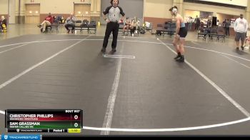 110 lbs Round 1 - Sam Grassman, Higher Calling WC vs Christopher Phillips, Woodshed Wrestling