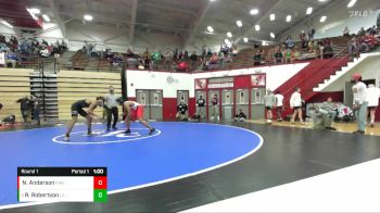 140-150 lbs Round 1 - Ron Robertson, Lawrence Central vs Nate Anderson, Pike