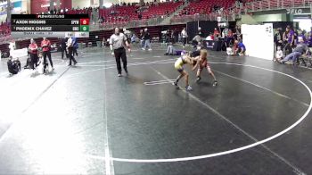 50 lbs 2nd Place Match - Phoenix Chavez, Gering Wrestling Club vs Axon Higgins, St Paul Youth Wrestling