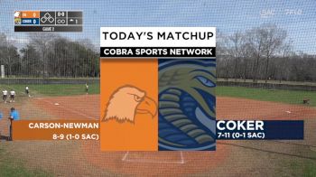 Replay: Carson-Newman vs Coker - DH | Mar 5 @ 12 PM