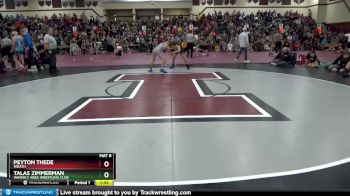 S-13 lbs Semifinal - Talas Zimmerman, Waverly Area Wrestling Club vs Peyton Thede, WRATH