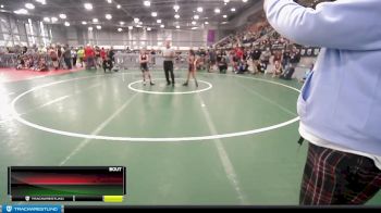 65-70 lbs Quarterfinal - Mackenzie Dolan, Team Real Life Wrestling vs Jaslynn Flores, Warriors Of Christ WOC