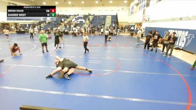 285 lbs Cons. Semi - Brian Haas, Fifth Sun WC vs Zander West, Victor Villians