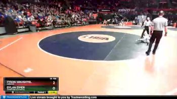 1A 106 lbs Semifinal - Dylan Eimer, Stanford (Olympia) vs Tyson Waughtel, Carlyle