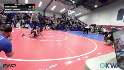 47 lbs Rr Rnd 1 - Randi Rogers, Berryhill Wrestling Club vs Bradley Francis, Team Tulsa Wrestling Club