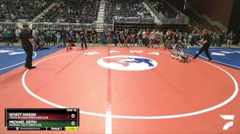 106 lbs Quarterfinal - Wyatt Mason, Touch Of Gold Wrestling Club vs Michael Keith, Natrona Colts Wrestling