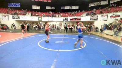 76 lbs Rr Rnd 3 - Kaisen Kelley, Tiger Trained Wrestling vs Easton Vann, Barnsdall Youth Wrestling