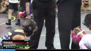 56 lbs Round 1 (6 Team) - Rylee Colby, Untouchables White vs Rocklin Sumner, Missouri Gold
