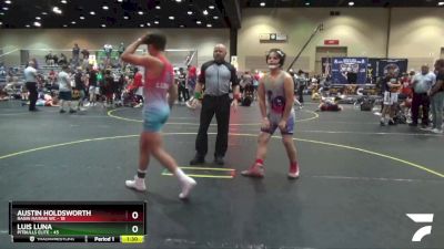 140 lbs Round 4 (6 Team) - Luis Luna, Pitbulls Elite vs Austin Holdsworth, Ragin Raisins WC