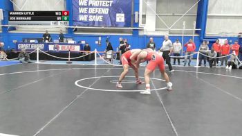 197 lbs Cons. Round 5 - Joe Bernard, Worcester Polytechnic vs Warren Little, Wesleyan (ct)