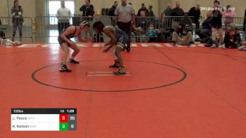 106 lbs Semifinal - Jay Peace, GA Justice Takedown MS vs Kanon Nelson, GA Justice Nearfall MS