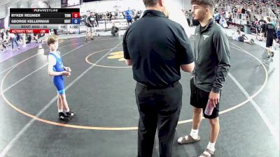 56 lbs Champ. Round 1 - Ryker Regnier, Tennessee vs George Kellerman, Knights RTC