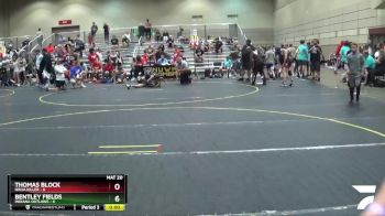 90 lbs Round 1 (6 Team) - Reed Wicker, Indiana Outlaws vs Ben Williamson, Ninja Killer
