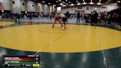 285 lbs Cons. Round 4 - Trevor Thorn, Colorado School Of Mines vs Aidyn Mitchell, Mary