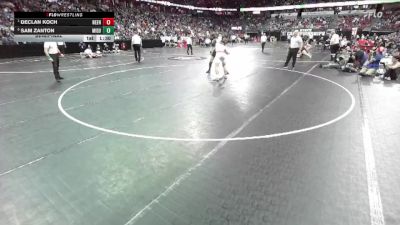 D1-157 lbs Semifinal - Declan Koch, Neenah vs Sam Zanton, Middleton