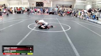 80 lbs Cons. Semi - Wesley Vincent, Warhawks vs Junior Messer, Olney Outlaws