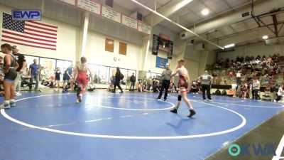 80 lbs Semifinal - Isaac Anderson, Claremore Wrestling Club vs Hayes Daniel, Honey Badgers Wrestling Club