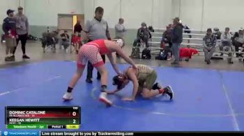 130 lbs Round 7 (8 Team) - Dominic Catalone, PA Alliance Red vs Keegan Hewitt, M2TC