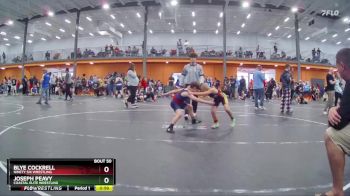 70/75 Round 2 - Joseph Peavy, Coastal Elite Wrestling vs Blye Cockrell, Ninety Six Wrestling