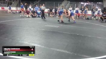 W 164 lbs Round 2 (3 Team) - Melissa Barradas, Indiana vs Alison Evans, Colorado