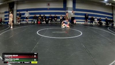 105 lbs Round 7 (8 Team) - Trayden Beam, CTWHALE vs Trenton Clark, Headhunters