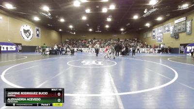 100 lbs Champ. Round 3 - Alexandria Acevedo, Tehachapi vs Jasmine Rodriguez Bucio, Kerman