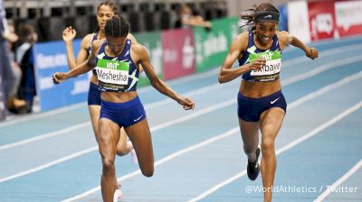 Crazy Finish In World Lead Women's 1500m