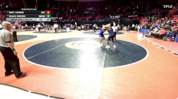 3A 215 lbs Cons. Round 1 - Malic Breish, Orland Park (Sandburg) vs Eric Harris, Oak Park (O.P.-River Forest)