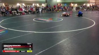 126 lbs Round 1 (6 Team) - Sebastian Bonachea, NFWA Black vs John Sauer, New England Gold