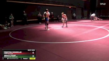 S-13 lbs Cons. Round 1 - Brock Stamp, Belle Plaine Wrestling vs Preston Shindelar, Indee Mat Club