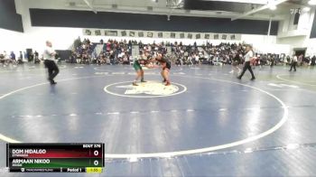 165 lbs Champ. Round 2 - Dom Hidalgo, Etiwanda vs Armaan Nikoo, Irvine