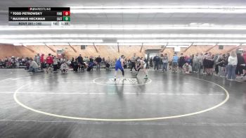 140 lbs Consi Of 8 #2 - Todd Petrowsky, Forestburg vs Maximus Heckman, East Bethany