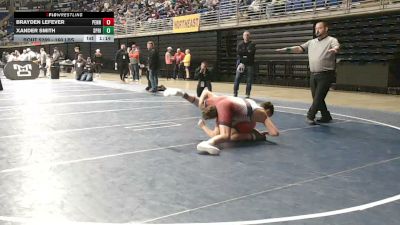 160 lbs Round Of 32 - Brayden Lefever, Penn Manor vs Xander Smith, Spring Cove