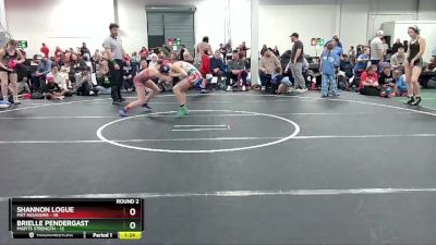 101 lbs Round 2 (6 Team) - Shannon Logue, Mat Assassins vs Brielle Pendergast, Misfits Strength