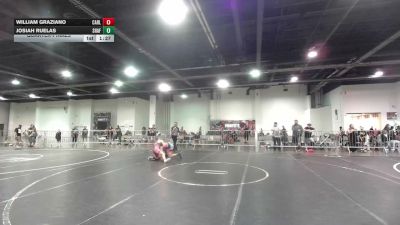 137 lbs Quarterfinal - William Graziano, Carlsbad Wr Ac vs Josiah Ruelas, Shafter Youth Wrestling
