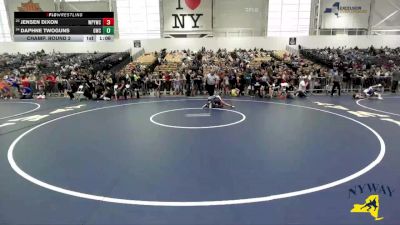 70 lbs Champ. Round 2 - Daphne Twoguns, Gowanda Wrestling Club vs Jensen Dixon, Whitney Point Youth Wrestling Club