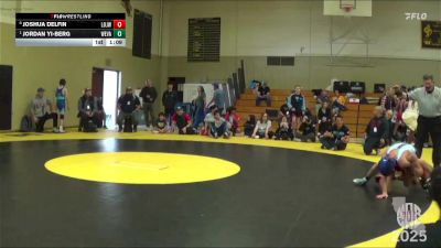 95 lbs Quarterfinal - Jordan Yi-Berg, Alpha Dawg vs Joshua Delfin, Lion Of Judah WA