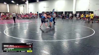 285 lbs Round 5 (10 Team) - Liam Higgins, Wellington vs Brody Villa, Explorer Wrestling Club