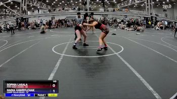 145 lbs Semis (4 Team) - Sophia LaSala, FIWC Sassy Lassies vs Nadia Hawrylchak, Curby Polar Bears