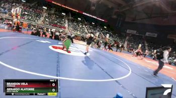 4A-195 lbs Cons. Round 1 - Brandon Vela, Sheridan vs Gerardo Alatorre, Kelly Walsh