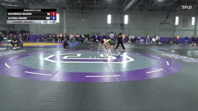 138 lbs Champ. Round 1 - Kaydence Boorn, Wartburg vs Alyssa Keane, Northern Michigan University